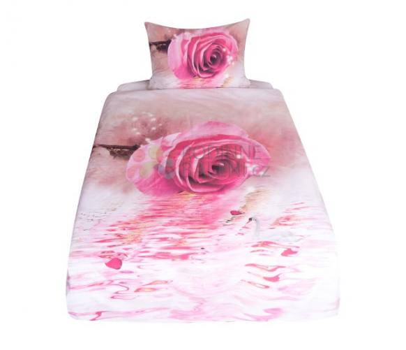 XPOSE ® Bavlněné povlečení RŮŽE 140x200, 70x90 XPOSE ® Bavlněné povlečení RŮŽE 140x200, 70x90