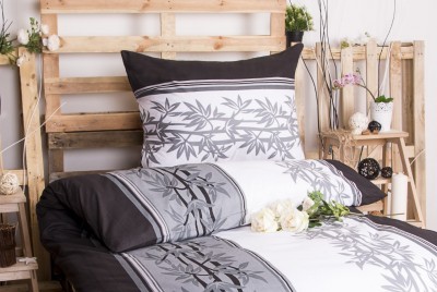 XPOSE ® Bavlněné povlečení na dvě lůžka ŠTĚPÁNKA - šedá 70X90, 140X200 XPOSE ® Bavlněné povlečení na dvě lůžka ŠTĚPÁNKA - šedá 70X90, 140X200