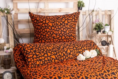 XPOSE ® Prodloužené bavlněné povlečení XENIE DUO EXCLUSIVE - oranžová 140x220, 70x90 XPOSE ® Prodloužené bavlněné povlečení XENIE DUO EXCLUSIVE - oranžová 140x220, 70x90