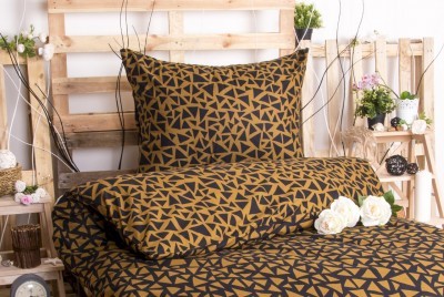 XPOSE ® Prodloužené bavlněné povlečení XENIE DUO EXCLUSIVE - hnědá 140x220, 70x90 XPOSE ® Prodloužené bavlněné povlečení XENIE DUO EXCLUSIVE - hnědá 140x220, 70x90