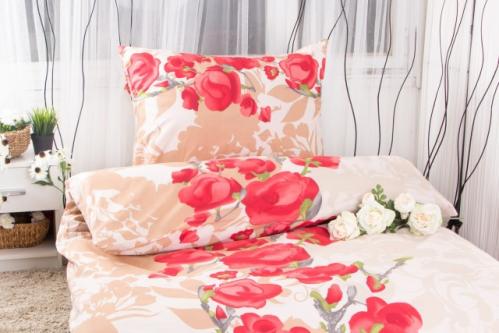 XPOSE ® Prodloužené bavlněné povlečení VANESA - červená 140x220, 70x90 XPOSE ® Prodloužené bavlněné povlečení VANESA - červená 140x220, 70x90