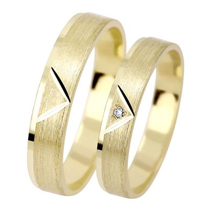 Abel Gold - snubní prstýnky ze žlutého zlata Abel Gold - snubní prstýnky ze žlutého zlata