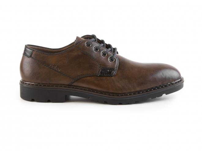 Rieker - Pánské kožené podzimní/zimní zateplené polobotky B3501-25 Rieker - Pánské kožené podzimní/zimní zateplené polobotky B3501-25