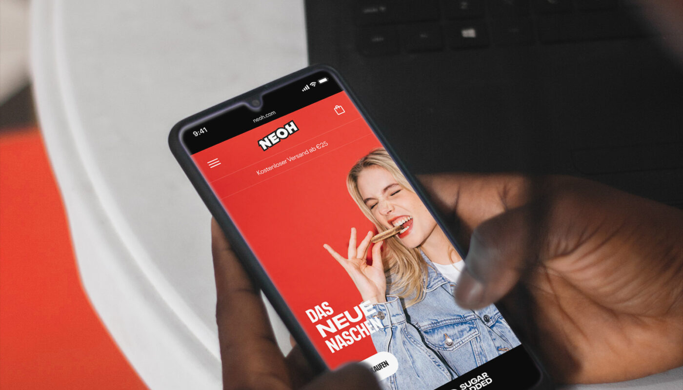 neoh.com website in mobile phone