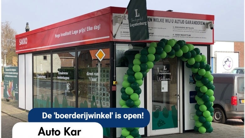 Whoehoe de zelfbedieningswinkel is open!