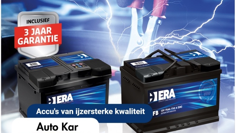 Er is al een ERA kwaliteitsaccu in je auto gemonteerd vanaf €95,-