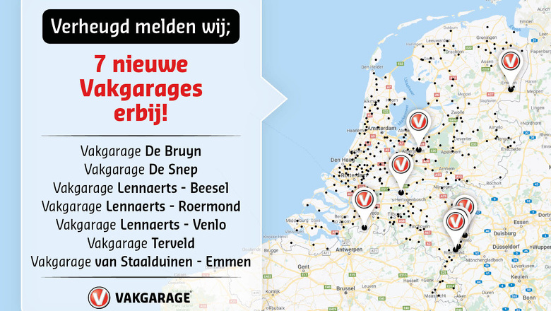 ZEVEN NIEUWE VAKGARAGES ERBIJ!