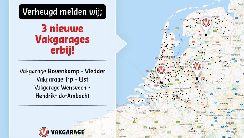 DRIE NIEUWE VAKGARAGES ERBIJ!