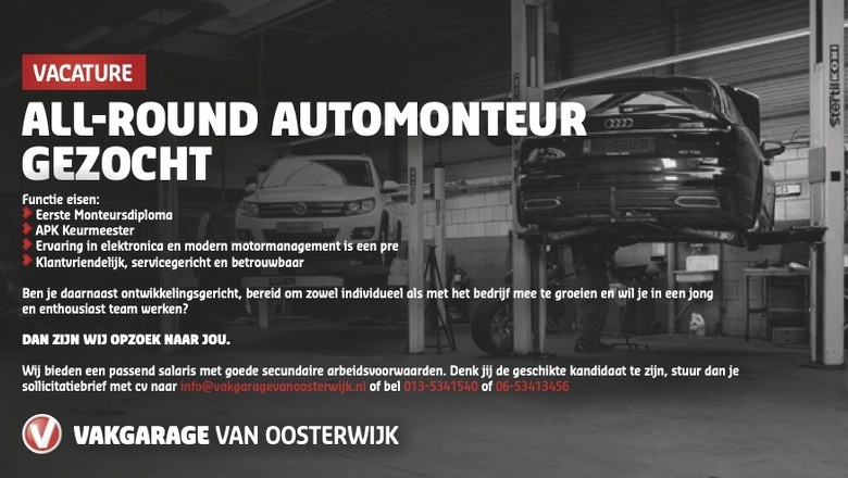 All-round automonteur gezocht!