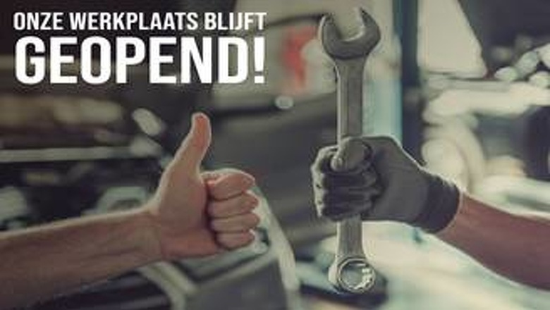 Onze werkplaats blijft geopend!