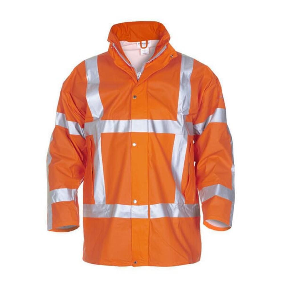 Regenjas, oranje, L