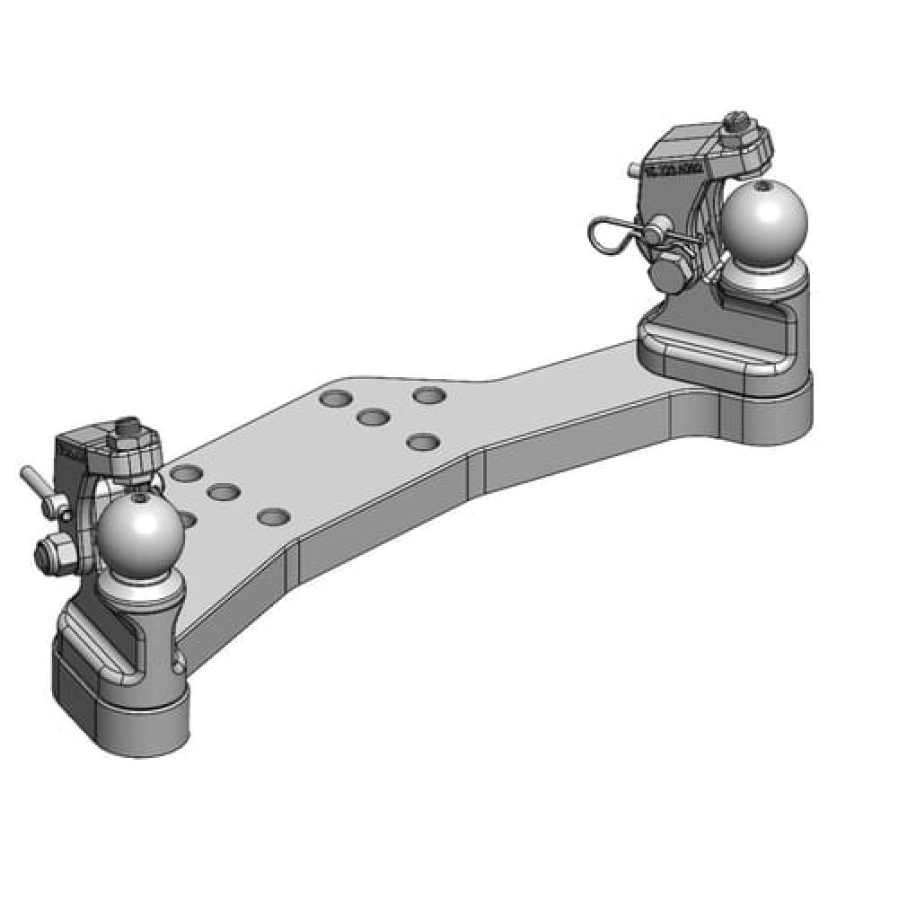 Forced steering K50® R/L with hold-down device for 50-55 mm