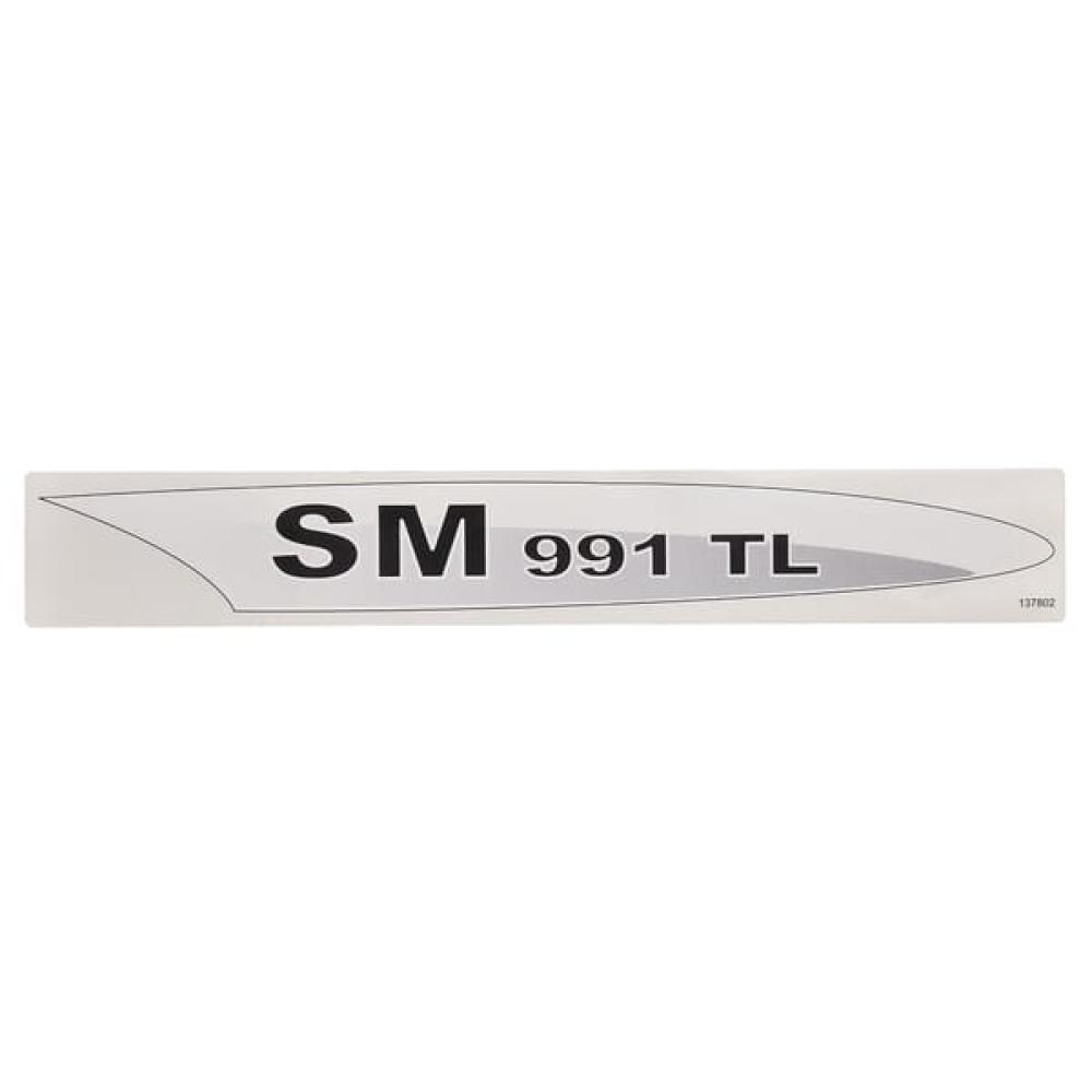 Sticker "SM 991 TL" R. Fella