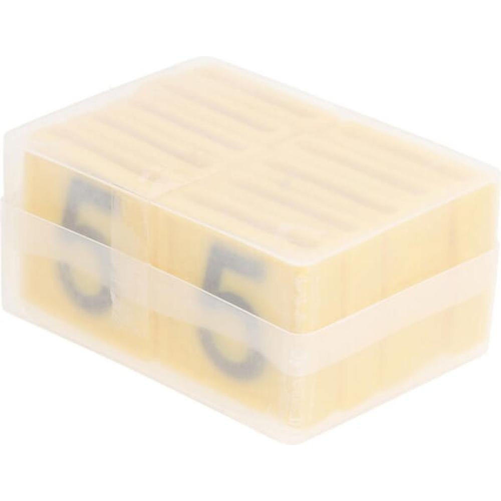 Markeernummer, No. 5 geel 45x45mm