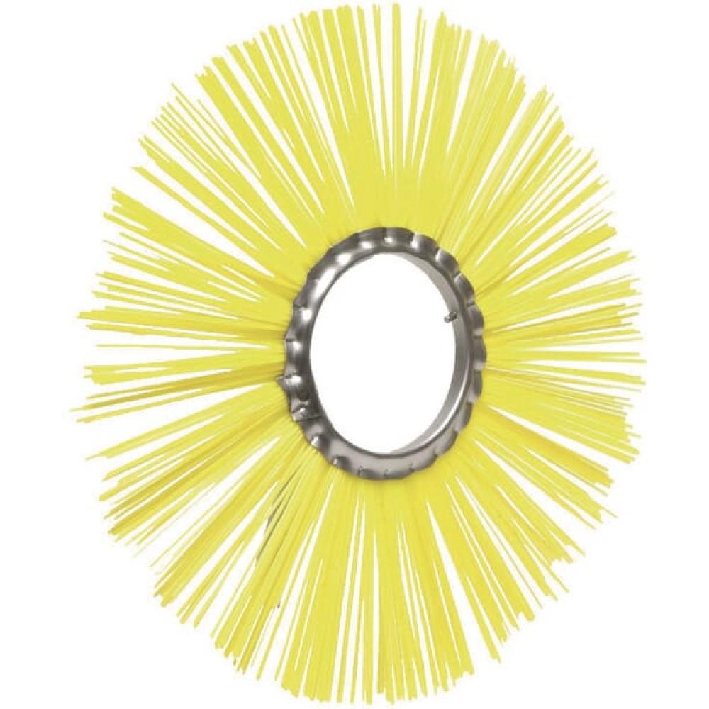 Veegborstelring Poly 400x3" 1/2 cup:10 graden