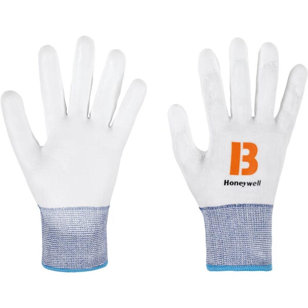 Snijbestendige handschoenen wit PU 3 Mt 11