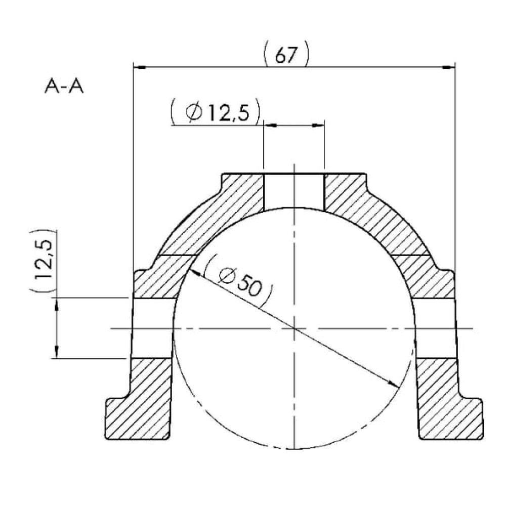 Kogelkoppeling 3.000 kg 50 / 51 mm