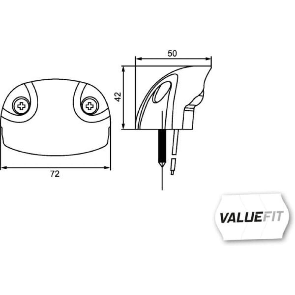Werklamp LED rond D.96/800l