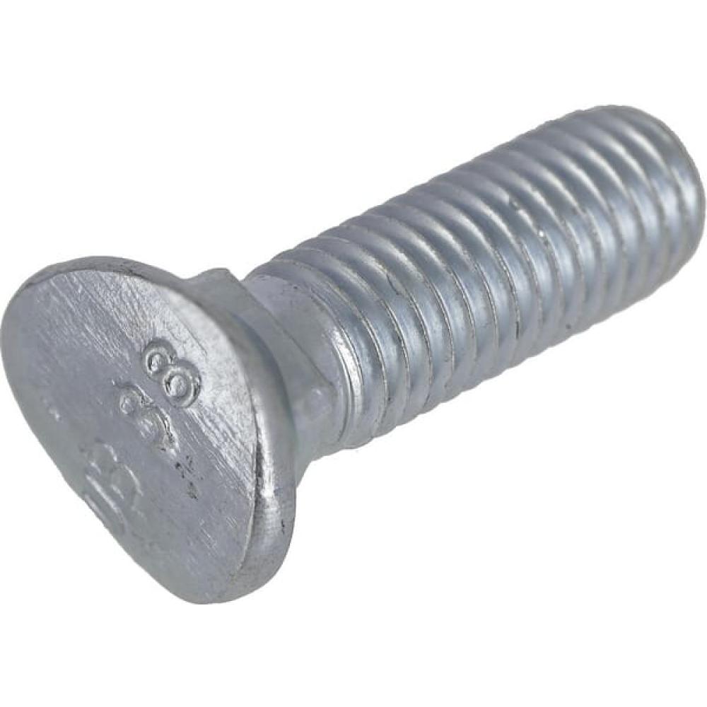Schaarbout met moer M10X35 8.8