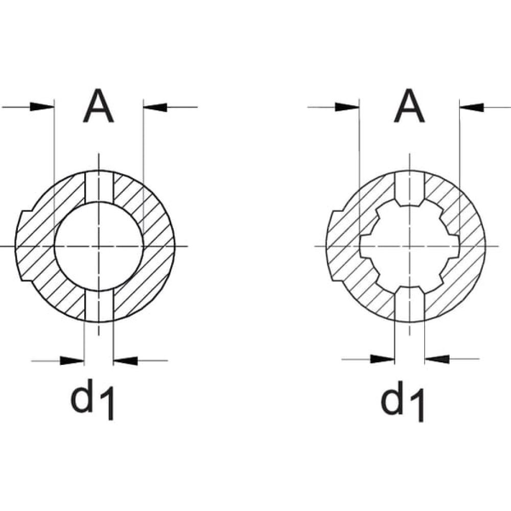 Gaffel 1-3/8