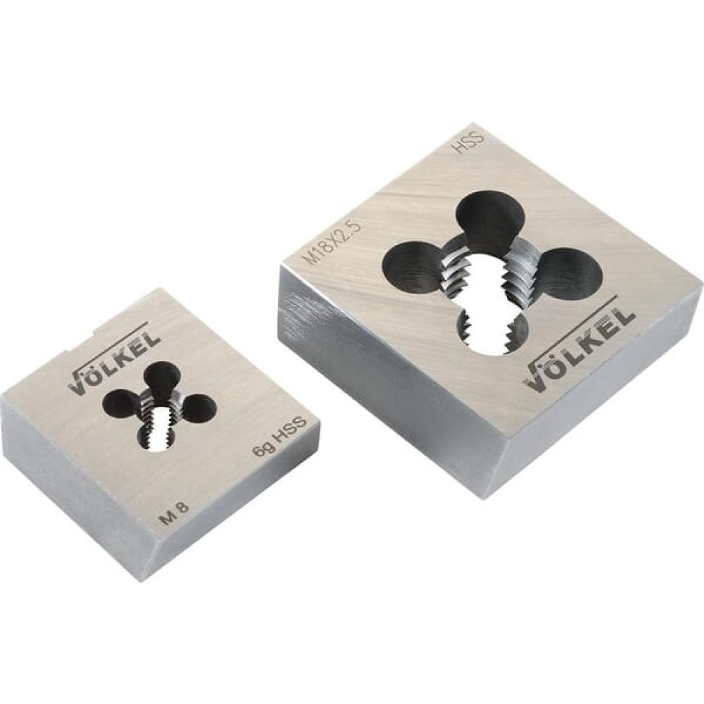 Square die HSS G 1/4"
