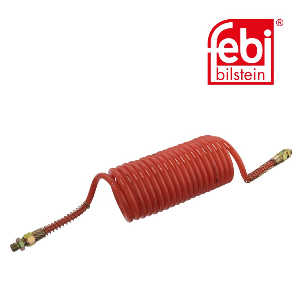 spiraalremslang met twee adapters