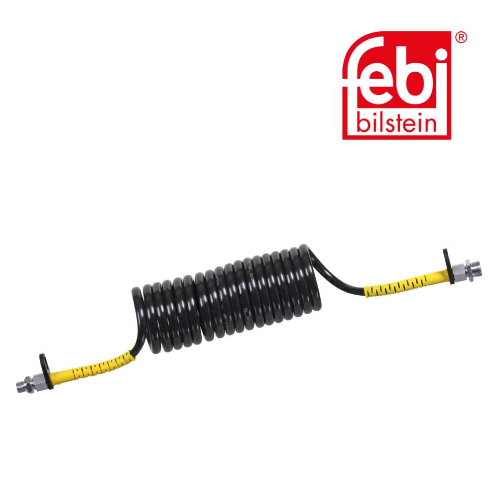 spiraalremslang met twee adapters