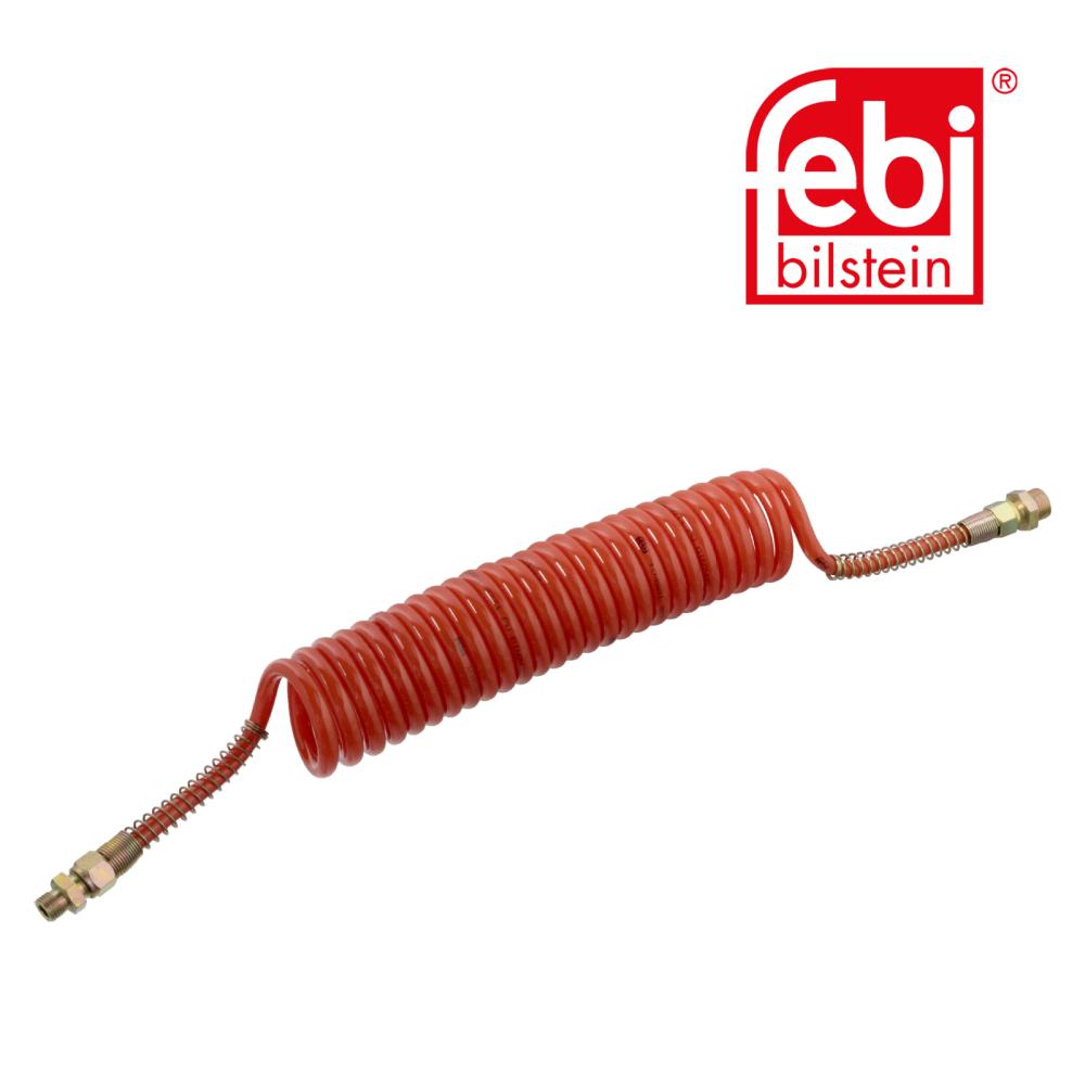 spiraalremslang met twee adapters