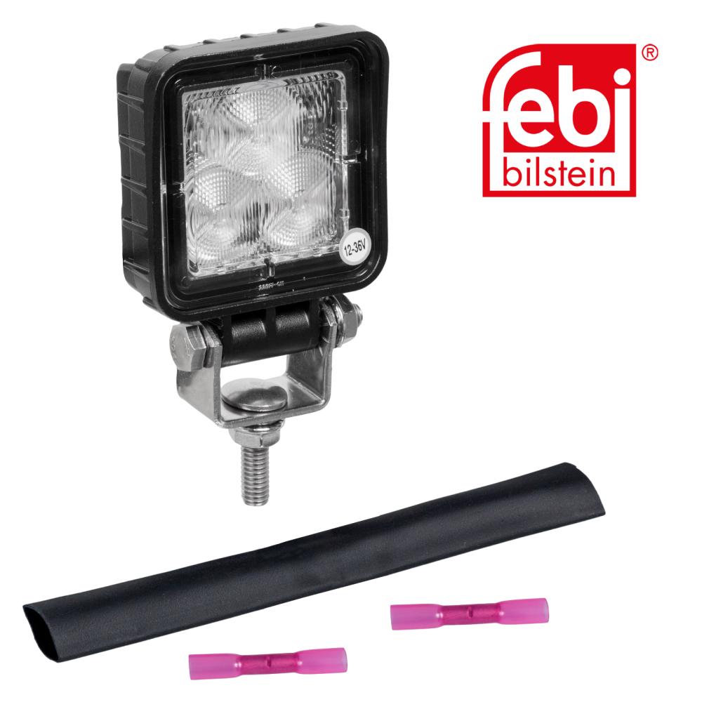 Werklamp met montagemateriaal