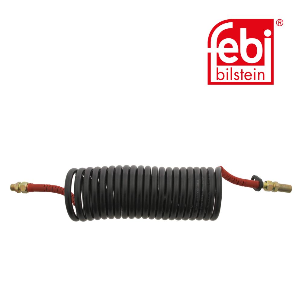 spiraalremslang met twee adapters