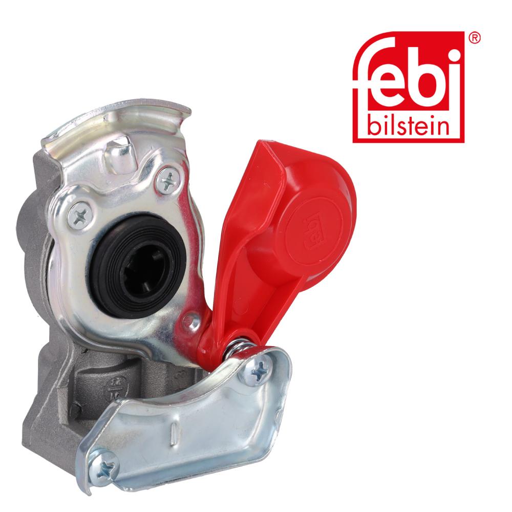 Koppelingskop voor voorraaddruk, Automatisch | Rood | M22x1,5