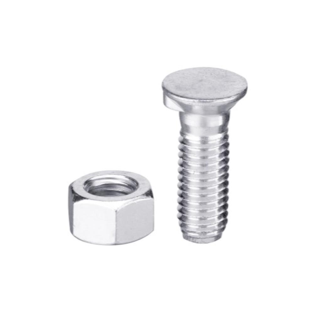 Ploegbout DIN 604 M12x1,75x60 met zeskantmoer