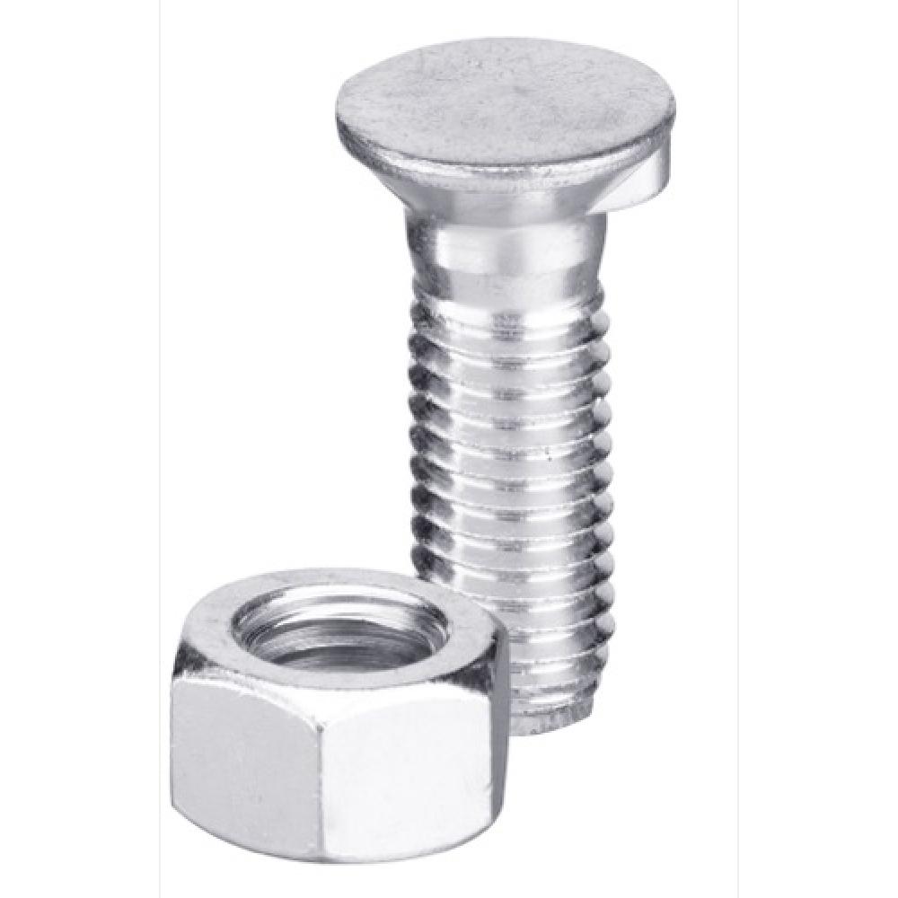 Ploegbout DIN 604 M16 x 2 x 35 met zeskantmoer