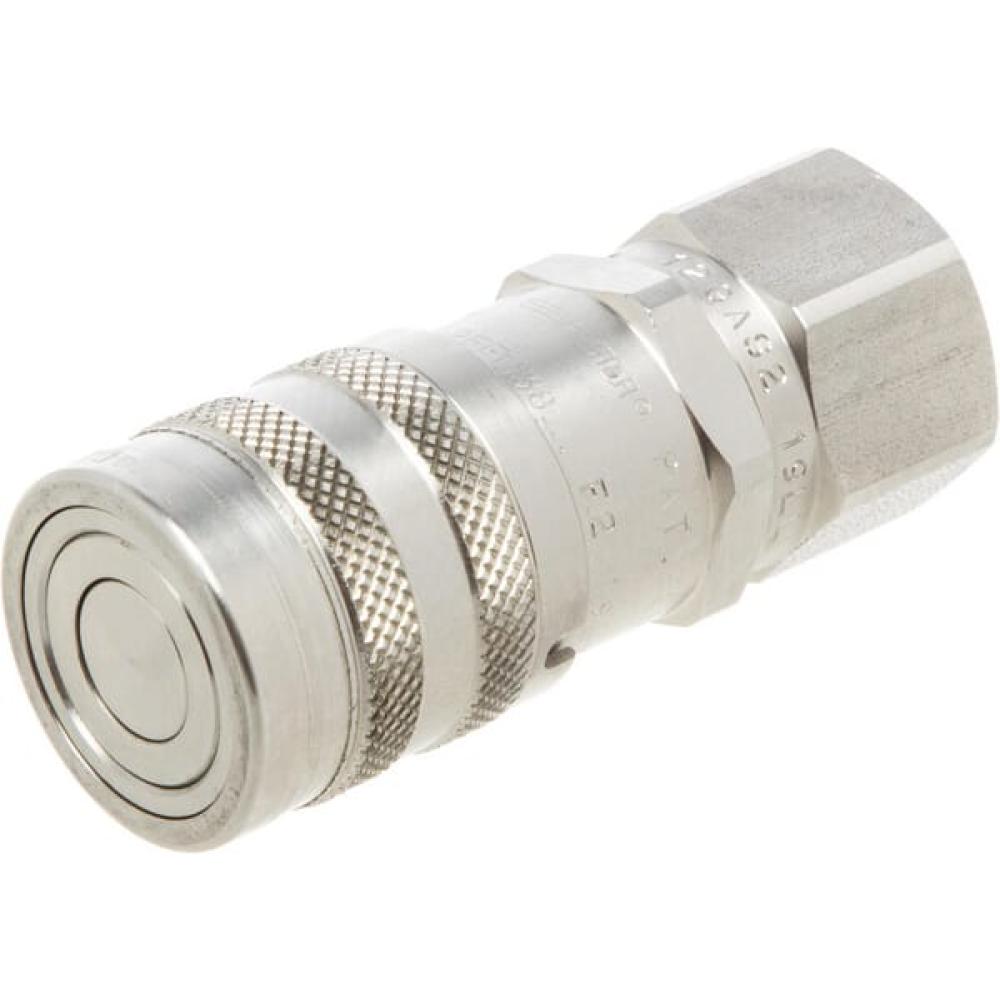 Koppelhuis 3/8-1/2"BSP-RVS