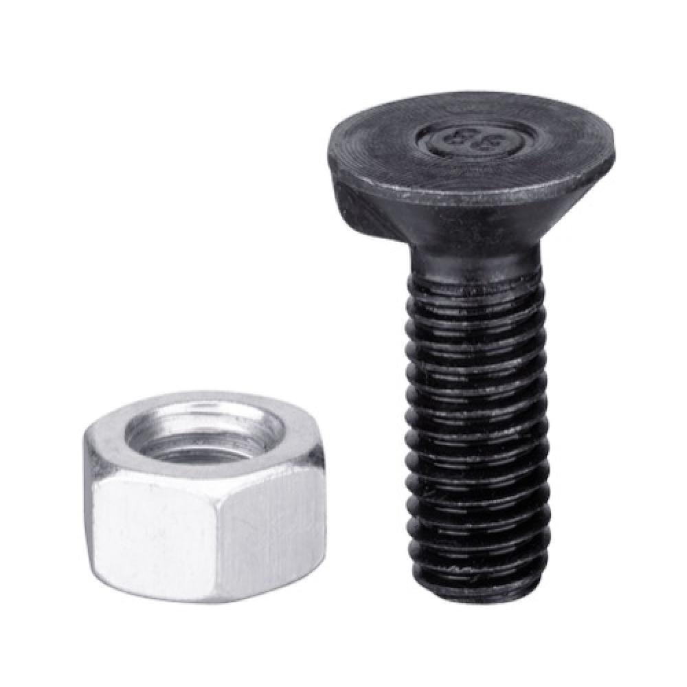 Ploegbout DIN 604 M 8 x 1,25 x 100 met zeskantmoer