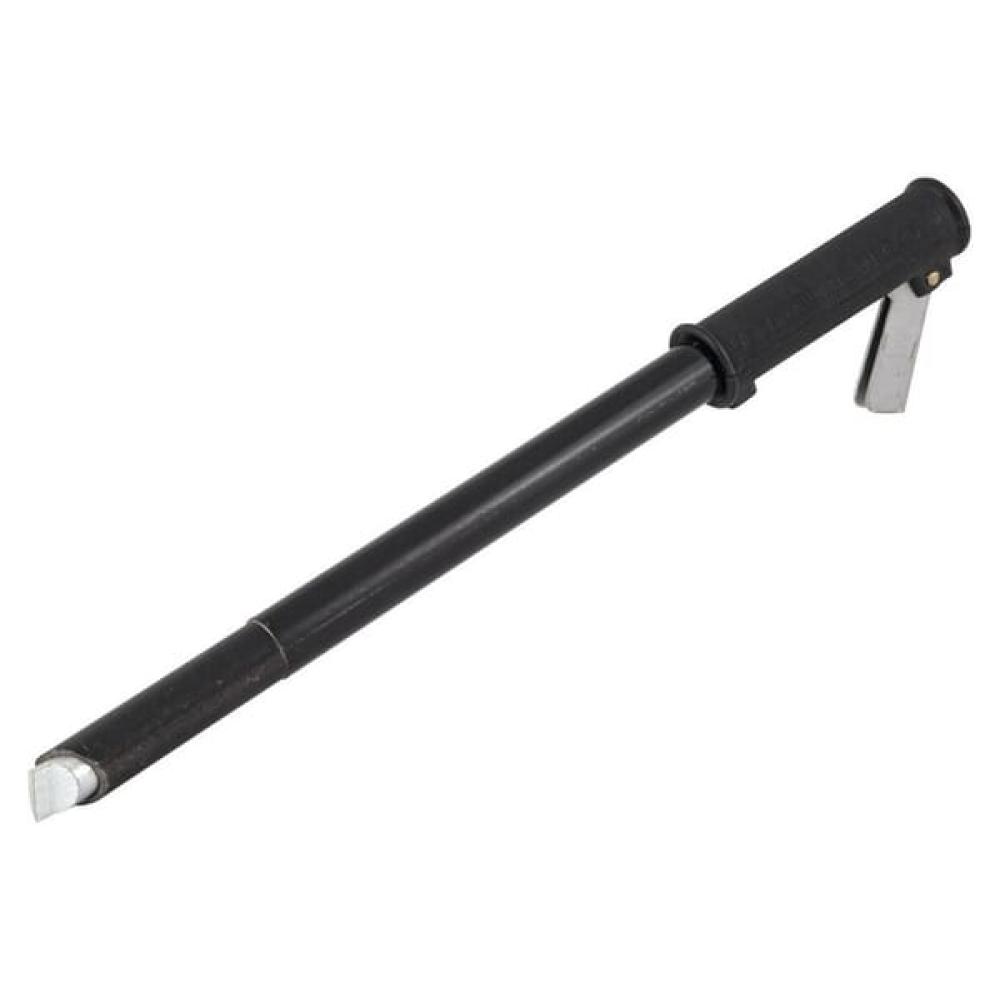 Angled front view with bag zipped and handles upright.