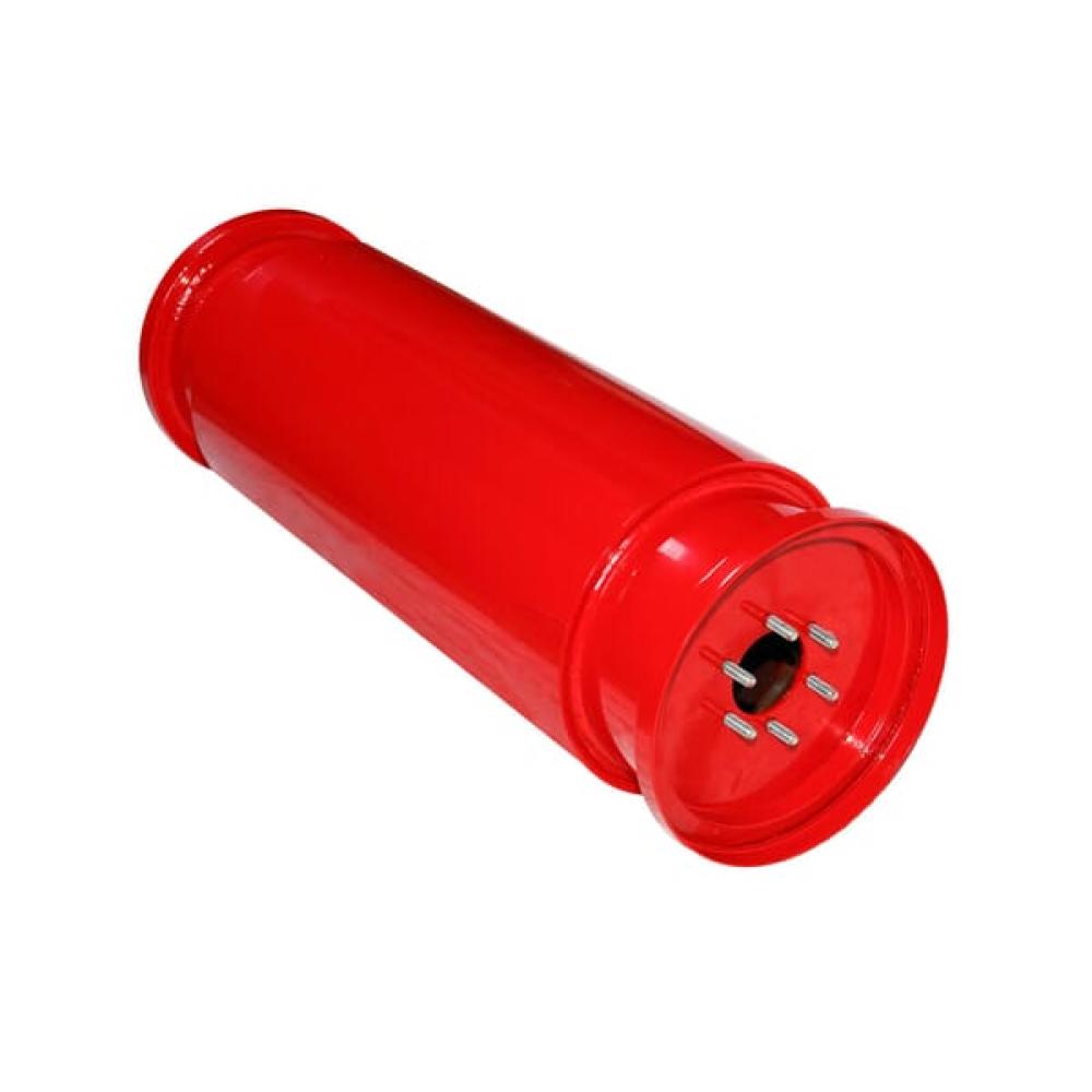 Angled front view with bag zipped and handles upright.