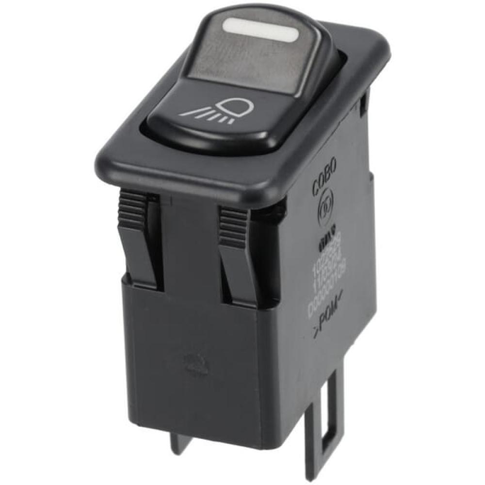 Angled front view with bag zipped and handles upright.