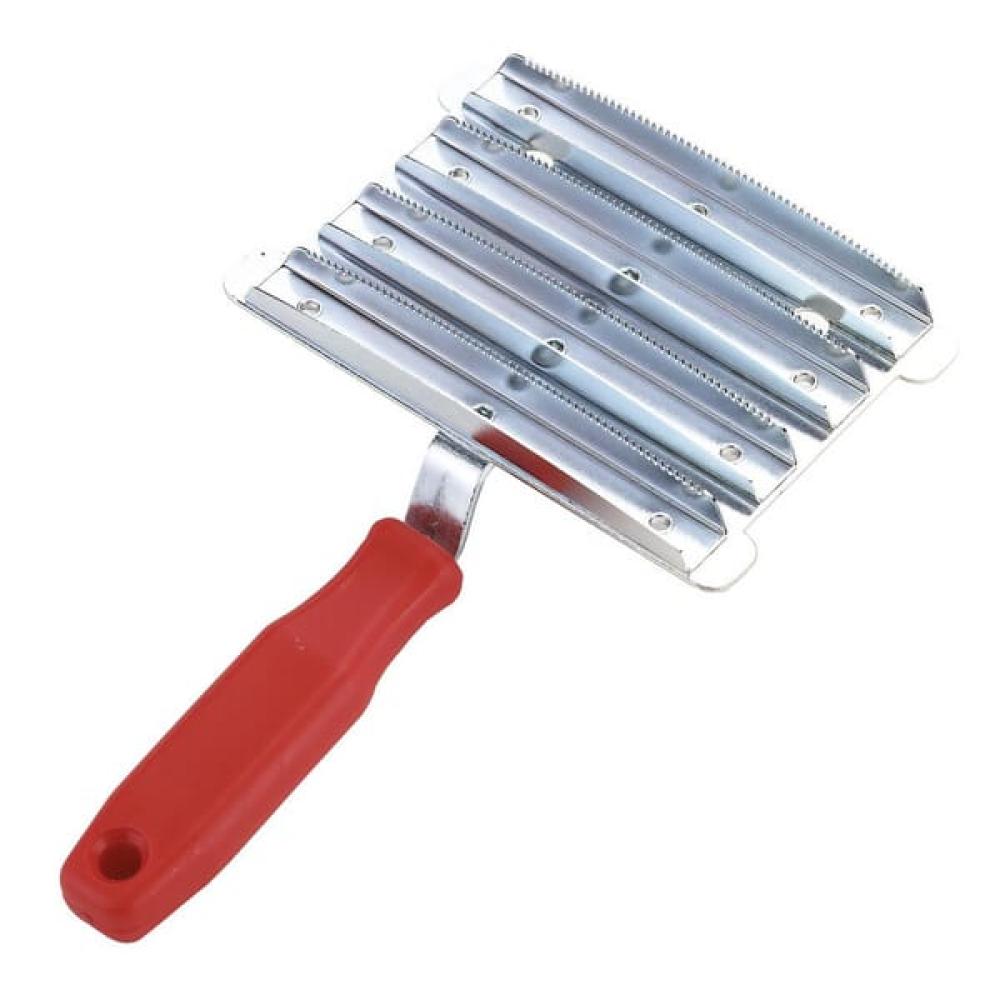 Currycomb metal, finely toothed