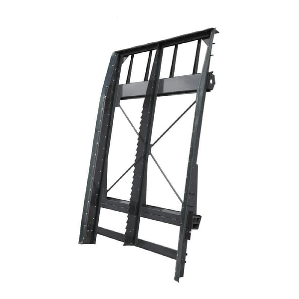 Angled front view with bag zipped and handles upright.