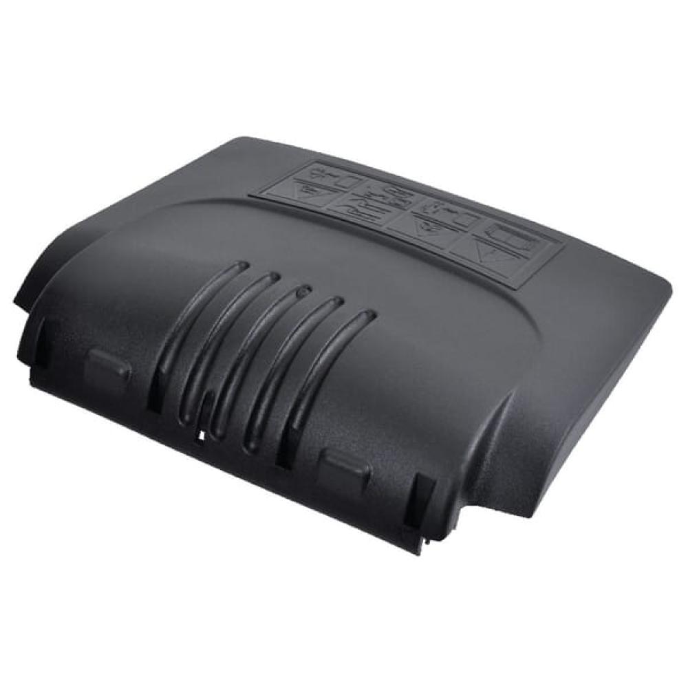 Angled front view with bag zipped and handles upright.