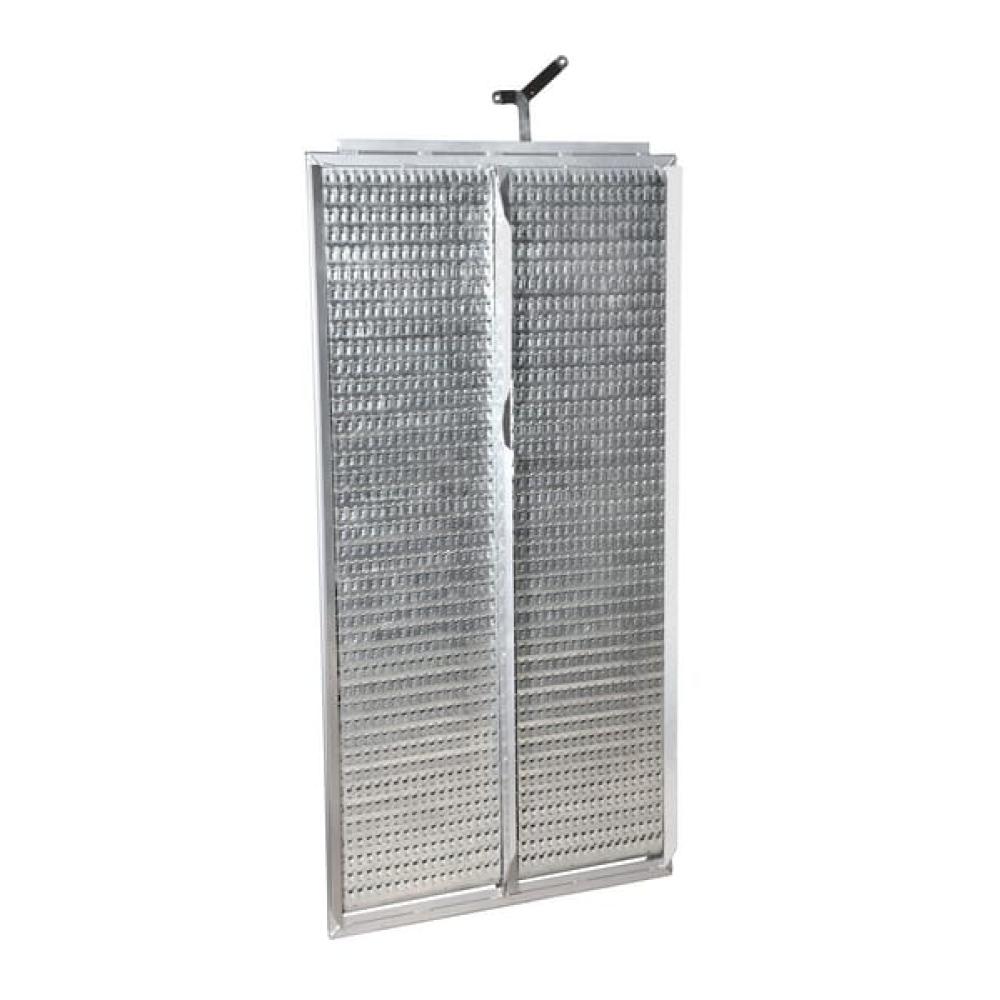 Angled front view with bag zipped and handles upright.