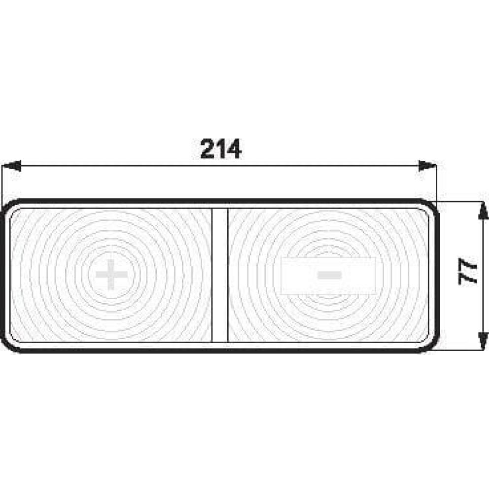 Lampenglocke, hinten LT-20