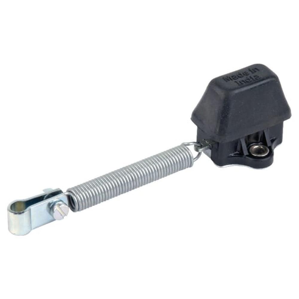 Angled front view with bag zipped and handles upright.