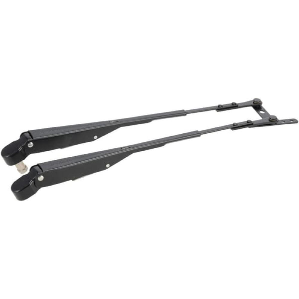 Angled front view with bag zipped and handles upright.