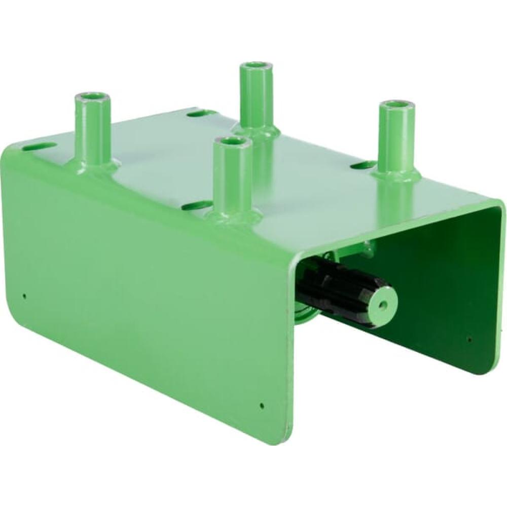 Angled front view with bag zipped and handles upright.