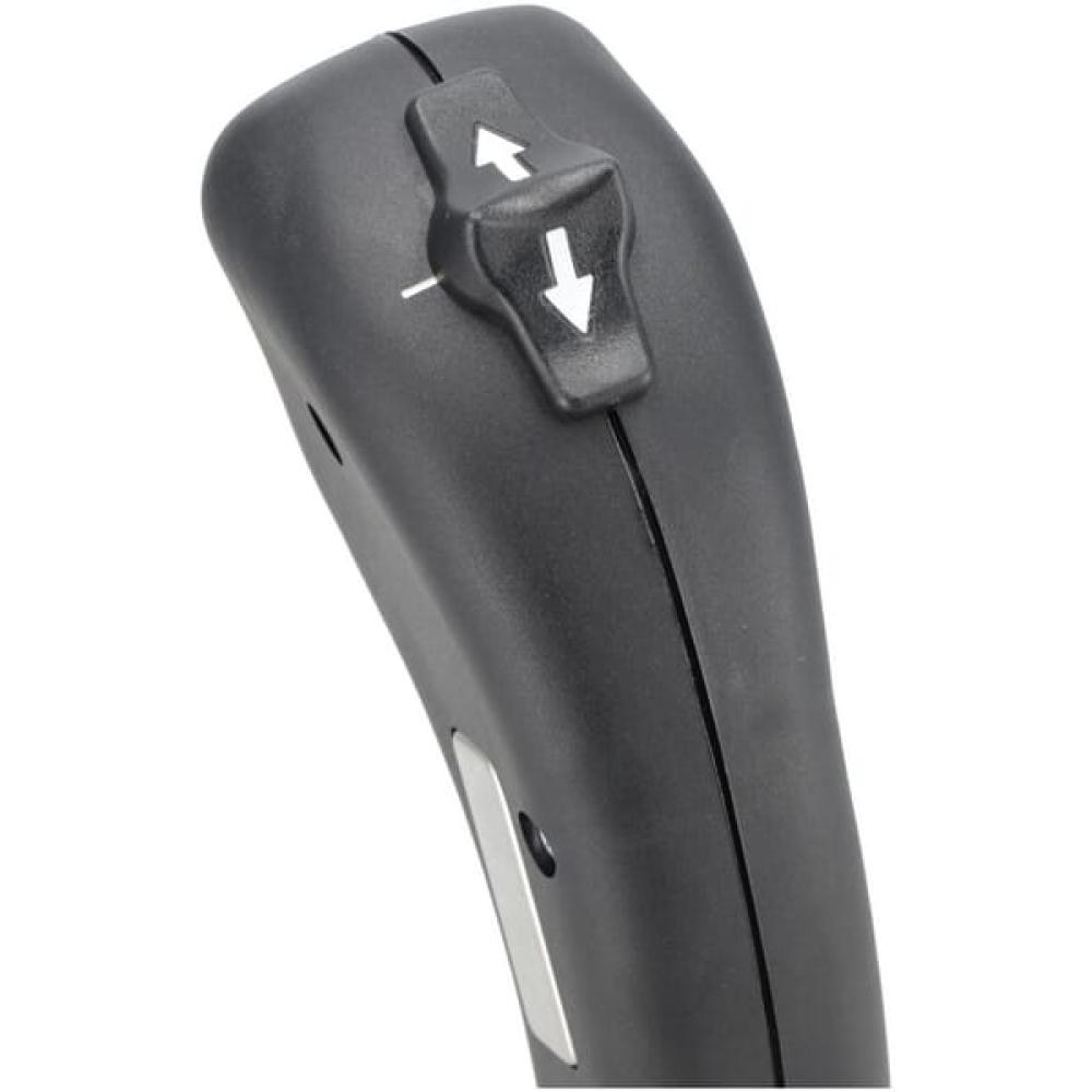 Angled front view with bag zipped and handles upright.