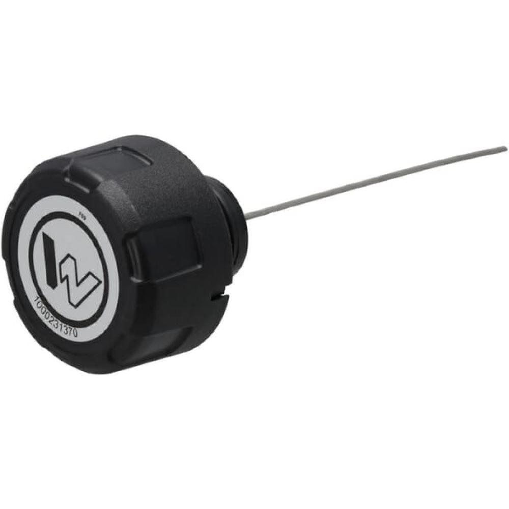 Angled front view with bag zipped and handles upright.