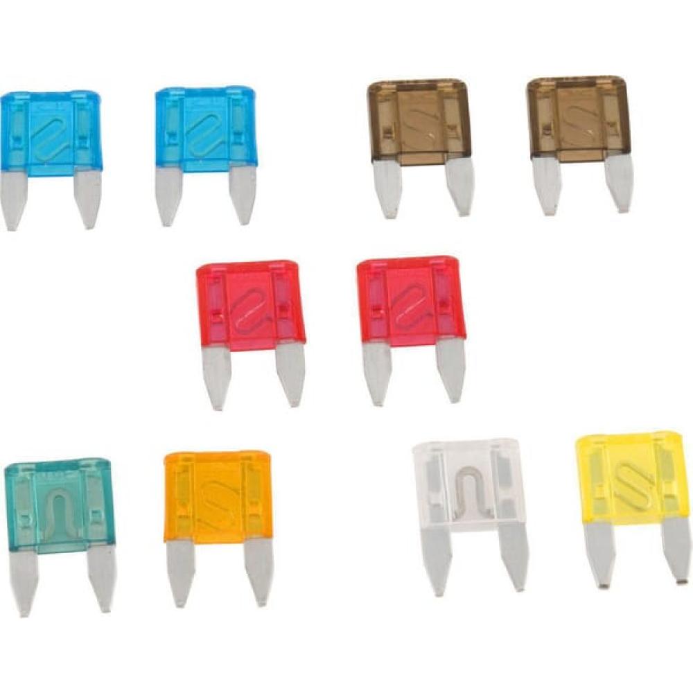 Satz mit 10 Flachsicherungen MINI