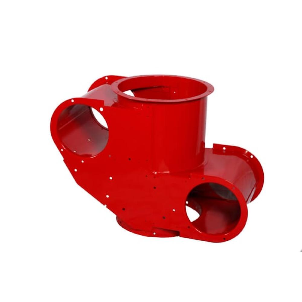 Angled front view with bag zipped and handles upright.